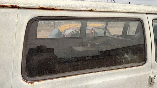 1971-1977 Dodge Van B200 Passenger Right Rear Quarter Glass Back Side Window Oem