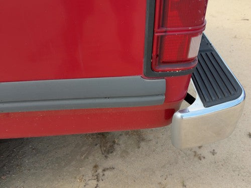 1991-1993 Dodge Dakota Driver Left Rear Moulding On Rear Of Box Oem