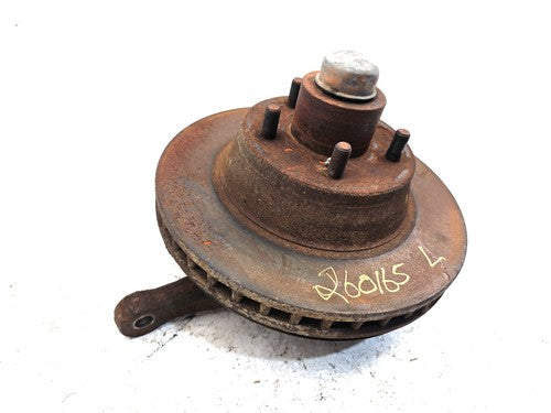 81-93 D150 Driver Left Front Spindle Steering Knuckle With Wheel Hub Oem 4X2