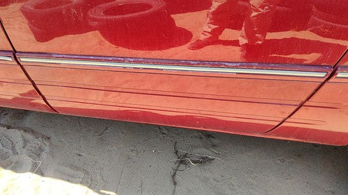 06 Town Country Driver Left Rear Moulding From Door Oem Back Trim Strip Red Prh