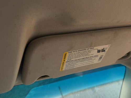 06-16 Chevy Impala Passenger Right Sun Visor Oem Without Illumination Ebony 19C