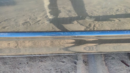 98-04 Intrepid Passenger Right Front Moulding From Door Trim Steel Blue Pbq