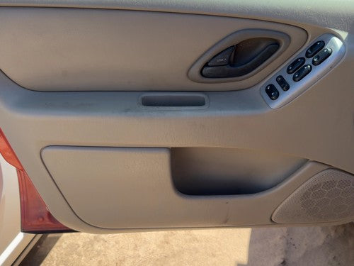 05-06 Escape Driver Left Front Door Trim Panel With Master Switch Pebble Tan Ah