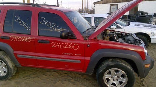 2002-06 Jeep Liberty Driver Left Rear Power Window Regulator With Motor Oem Back