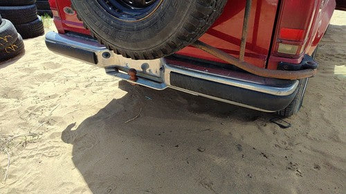 1984-1990 Ford Bronco 2 Chrome Rear Bumper With Brackets Oem Back E9Tz17906F