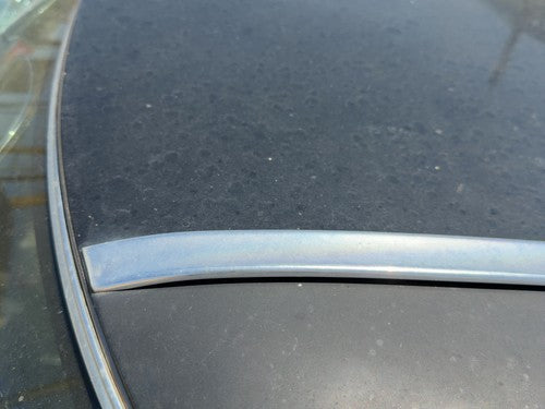1980 Mercedes 450SL 107 Driver Left Chrome Trim Drip Rail on Roof OEM
