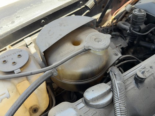 1980 Mercedes 450SL 107 Coolant Reservoir Radiator Overflow Tank Bottle OEM 4.5L