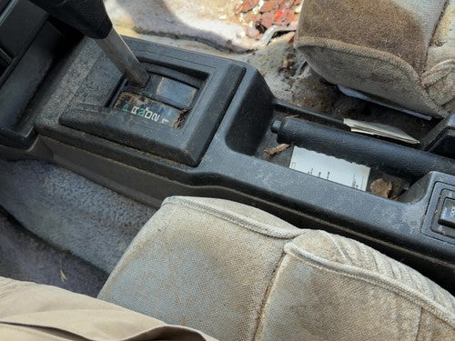 1985-1988 Nissan Maxima Center Console Assembly Gray Automatic 3.0L OEM
