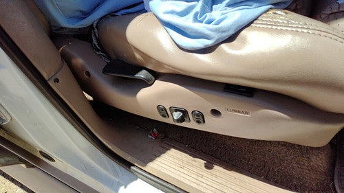 93 Ford Explorer Passenger Right Side Power Seat Switch With Trim Panel Oem Tan