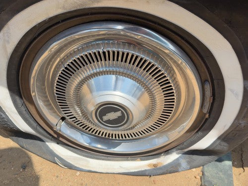1971-1976 Chevy Impala Set of Four 15 Inch Hubcaps Wheel Covers OEM 03968761