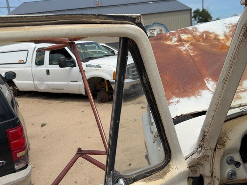 67-72 Ford F350 Driver Left Front Vent Window Small Door Glass With Frame Oem