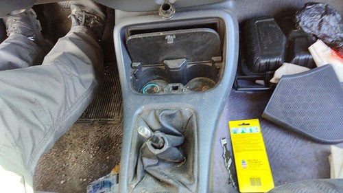 1996-1998 Honda Civic Shifter Trim Bezel Oem Console Coupe Gray 4799995