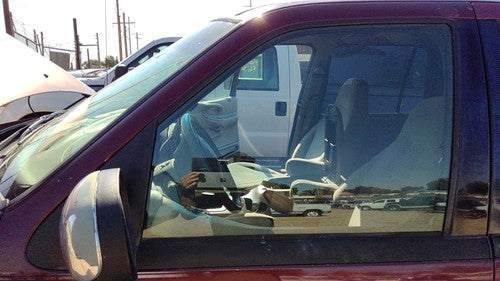 97-02 Ford Expedition Driver Left Front Side Window Door Glass Oem 1L1z7821411aa