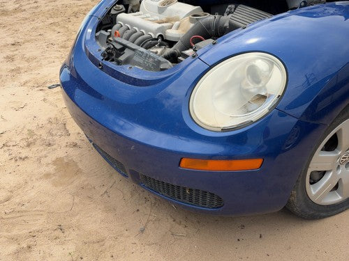 06-10 Beetle Convertible Front Bumper Cover Assembly Oem Without Fog Lamps Blue