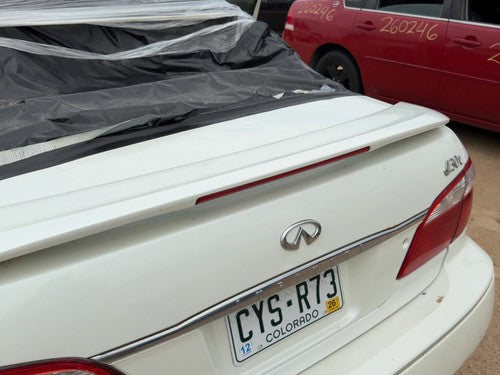 2000-2001 Infiniti I30 Rear Spoiler Back Wing Oem White 960303Y125