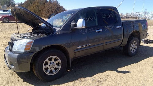 2005-2007 Nissan Titan Front Header Tie Down Channel With Hooks Oem 932238S120