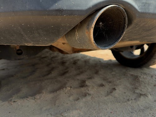 2003-2004 Infinity Fx45 Rear Muffler With Exhaust Tip Oem Diamond Graphite Wv2