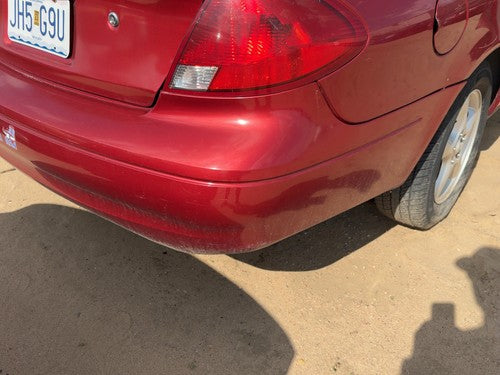 2000-2003 Ford Taurus Rear Bumper Cover Assembly Oem Back Sedan Red 2F1Z17K835Ca