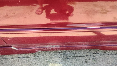 1994-96 Honda Accord Passenger Right Front Moulding From Door Oem Trim Strip Red