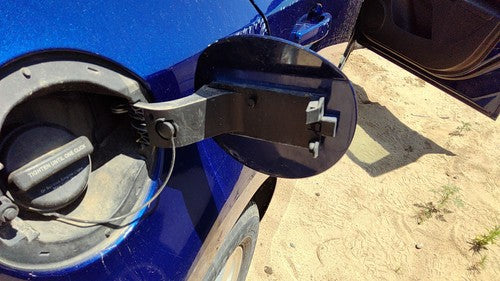 2011-16 Chevy Cruze Fuel Tank Door With Hinge Gas Lid Oem Filler Blue Topas Gts