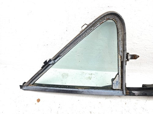80-91 F150 Passenger Right Front Vent Window Small Door Glass With Frame Oem