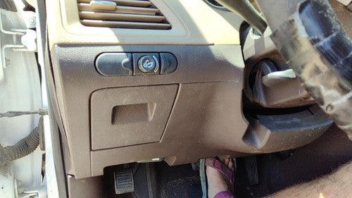 2009-12 Chevy Malibu Lower Dash Under Column Knee Bolster Trim Panel Oem Tan 34B