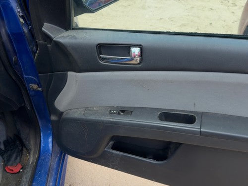 10-12 Sentra Passenger Right Front Door Trim Panel With Switches Charcoal X