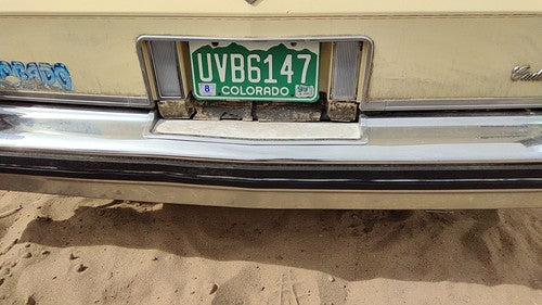 1980-1984 Cadillac Deville Chrome Rear Bumper Assembly With Brackets Oem Back