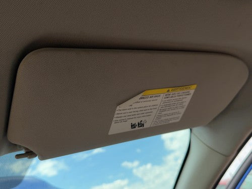 2011-2012 Nissan Sentra Passenger Right Sun Visor Oem Sunroof Charcoal X