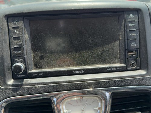 2012 Chrysler Town & Country Dash Display Screen Radio RBZ Satellite 68485776AA