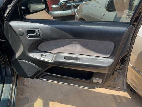 1998 Nissan Maxima Passenger Right Front Door Trim Panel With Switches Black