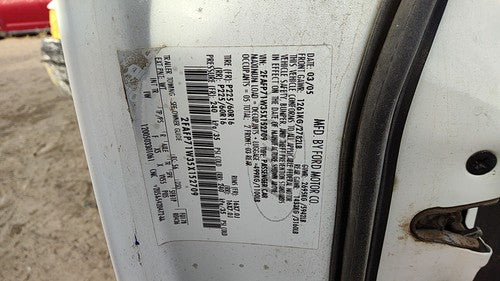 2005 Ford Crown Vic Wiring Harness For Engine Oem 4.6L