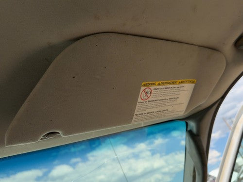 2002-2007 Ford F350 Passenger Right Sun Visor Oem Gray 5C3Z2504104Aaa