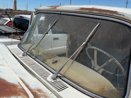 1967-1972 Ford F350 Windshield Chrome Trim Conventional Cab Factory OEM