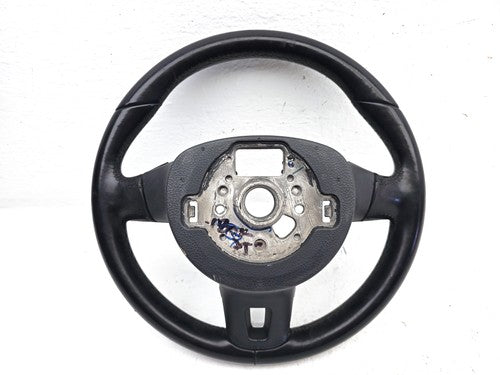 2012-2014 Vw Jetta Black Leather Steering Wheel With Multifunction Controls Oem
