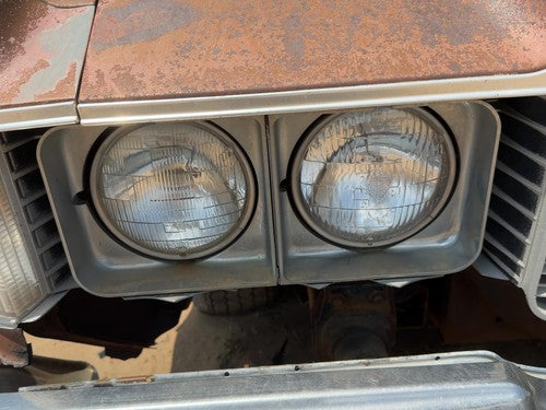 1974 Chevy Impala Passenger Right Head Light set with Trim Oem Front Lamp