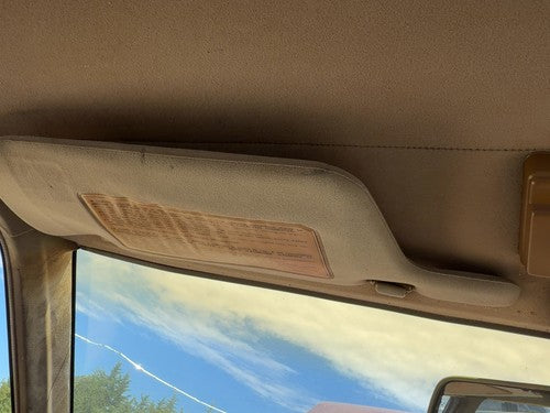 1985-1987 Nissan Maxima Driver Left Sun Visor Oem 4Dr Sedan Gray