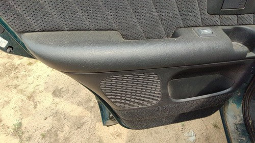 1995-1997 S10 Blazer Driver Left Rear Door Trim Panel With Switches Back Gray