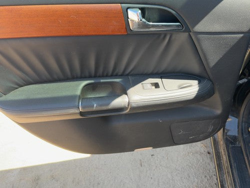 06-07 M35X Driver Left Rear Door Trim Panel With Switches Back Wood Graphite