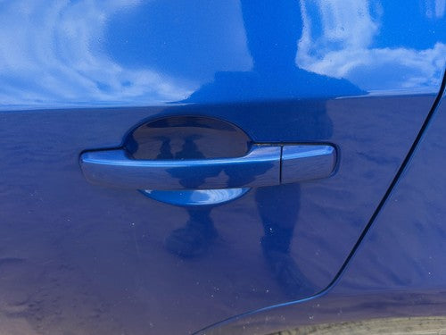 2007-2012 Nissan Sentra Driver Left Rear Outside Door Handle Oem Back Blue B17