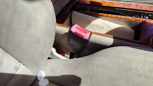2000-2004 Audi A6 Passenger Right Front Seat Belt Buckle Receiver Oem Tan