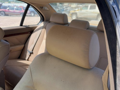 2001 BMW 530i Rear Headrest Sedan Folding Seat Leather Beige 52208198140