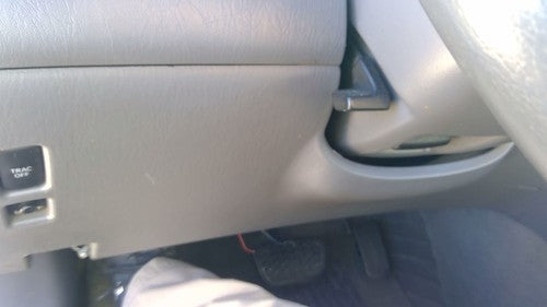 04-08 Toyota Solara Lower Dash Under Column Knee Bolster Trim Panel Gray Lc10