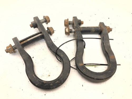 2012 Gmc Sierra 1500 Pair Of Tow Hooks Set Oem Frame Loops Hardware