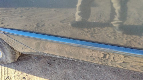 98-04 Intrepid Passenger Right Rear Moulding From Door Back Trim Steel Blue Pbq
