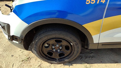 16-19 Explorer Police Interceptor Driver Left Front Wheel Flare Moulding Fender