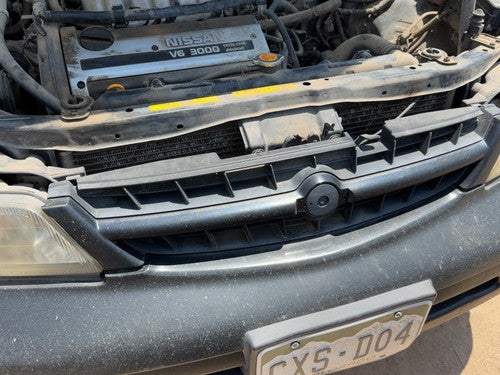 1997-1999 Nissan Maxima Front Grille Assembly Oem Painted Super Black Kh3