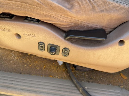 91-94 Ford Explorer 2 Dr Driver Left Seat Switch with Trim Panel OEM Tan