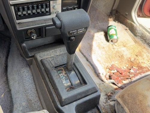 85-88 Maxima Floor Shifter Lever Assembly Shift Unit Automatic Transmission Gray