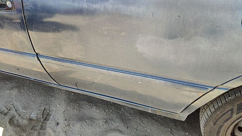97-99 Camry Driver Left Rear Moulding From Door Oem Back Trim Strip Blue 8L3